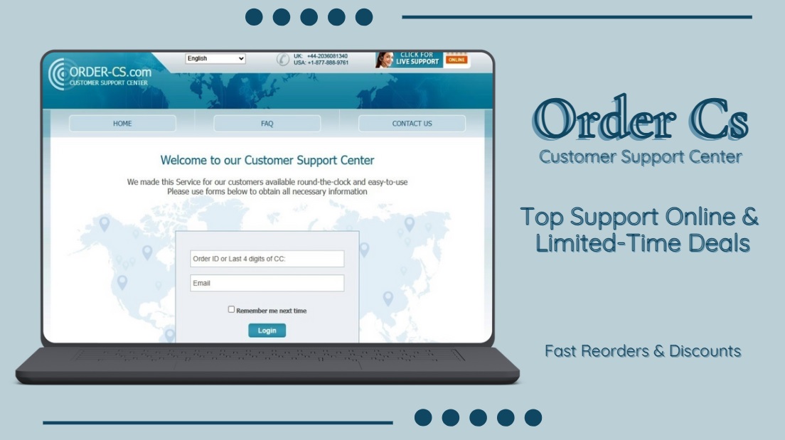 Order Cs Welcomes You in UK